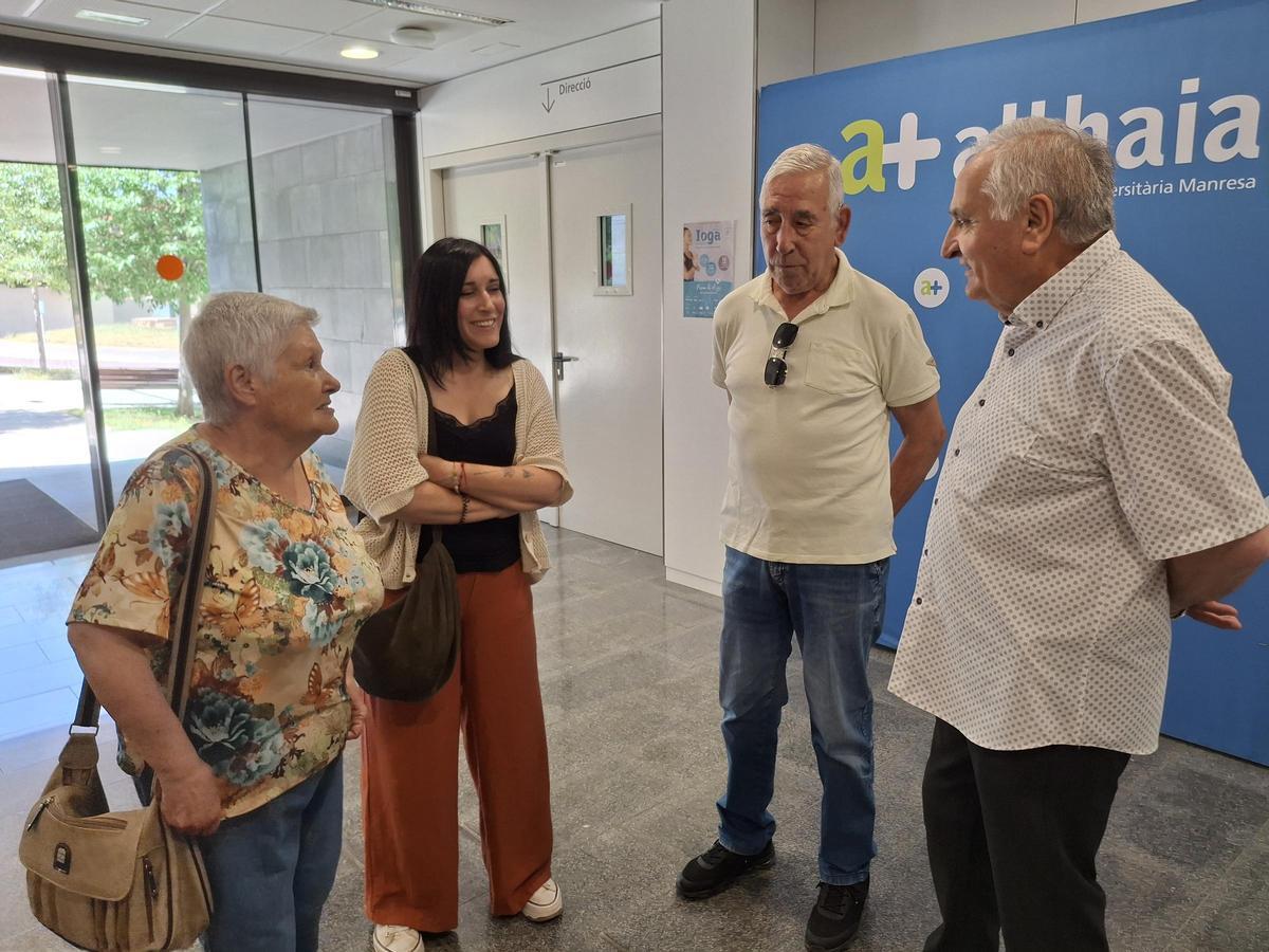 Ramon Artoigas i Ramon Besa, a l'acte dels 10 anys de Radioteràpia