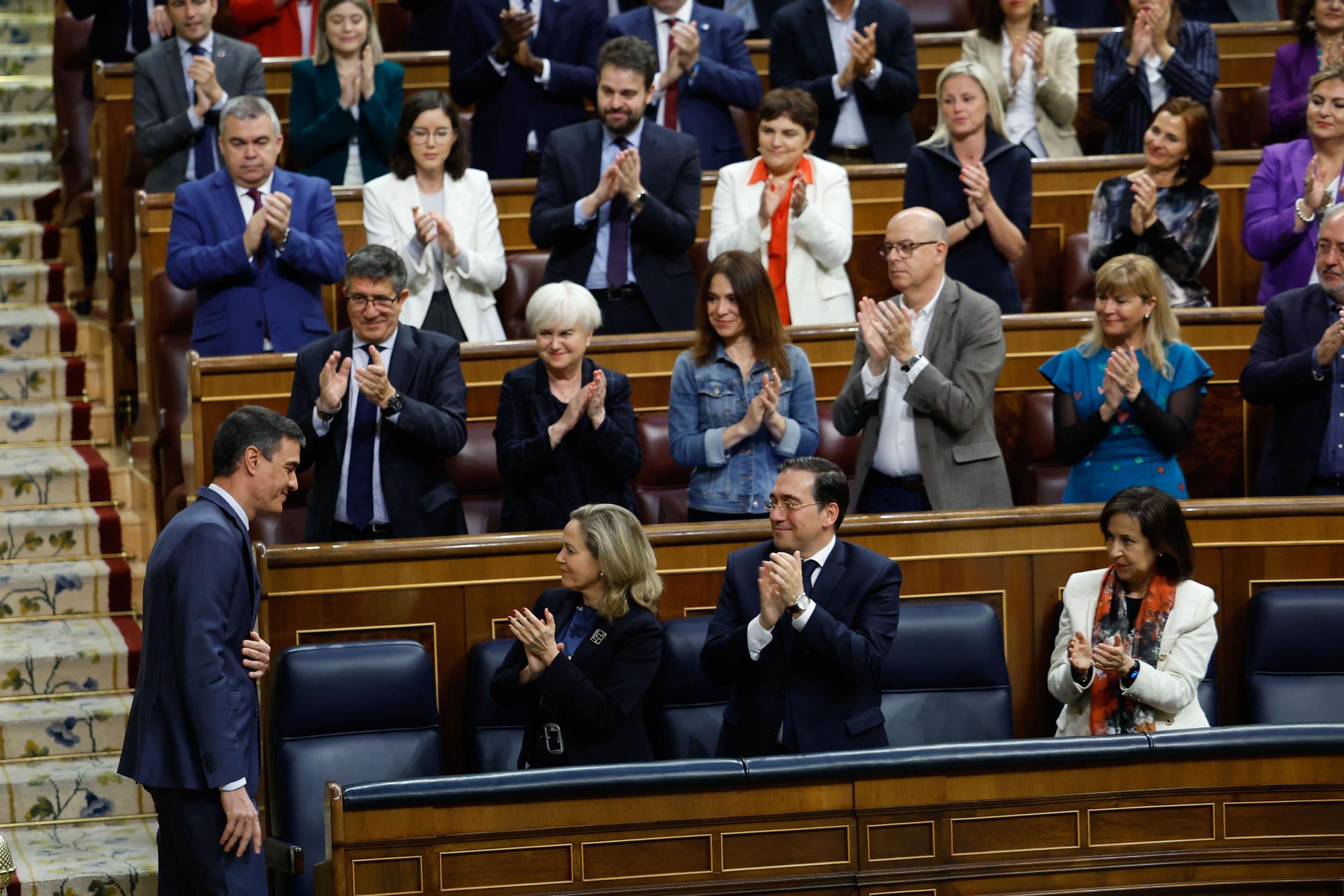 Sánchez comparece en el Congreso