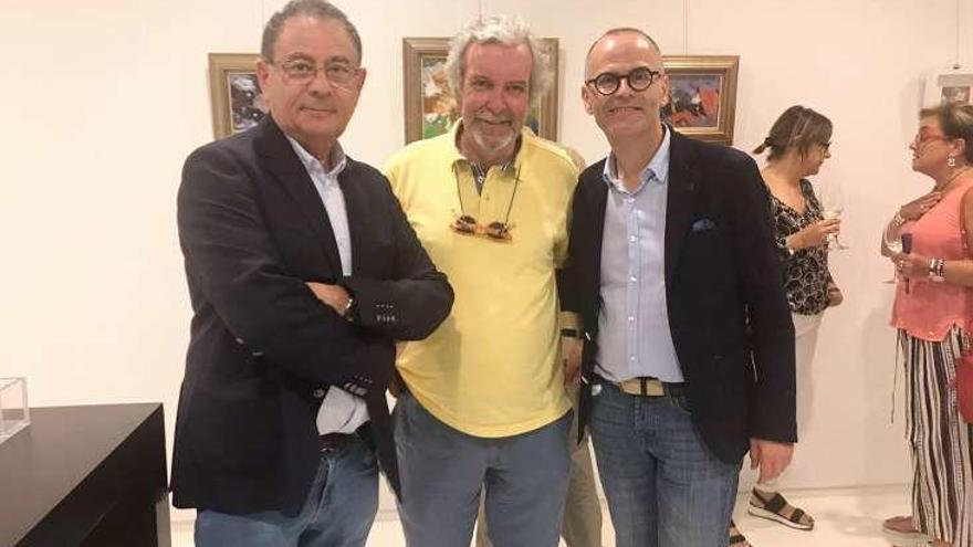 Roberto Verino, Antón Sobral y Jesús Vázquez. // Iñaki Osorio