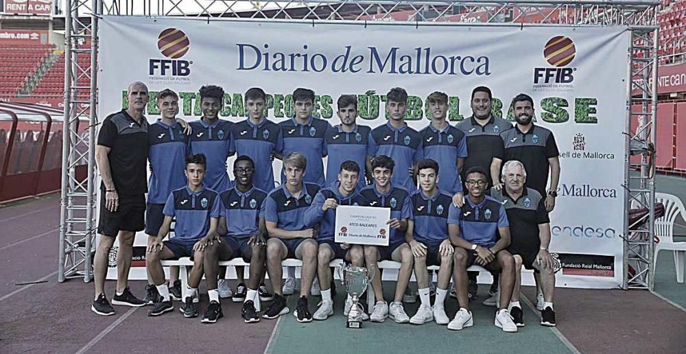 CAMPEÓN: Atlético Baleares. Cadete Primera Liga B