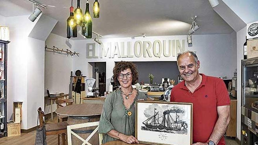 Los nuevos armadores de El mallorquÃ­n, ToshÃ© Estade y Pepe Carretero.