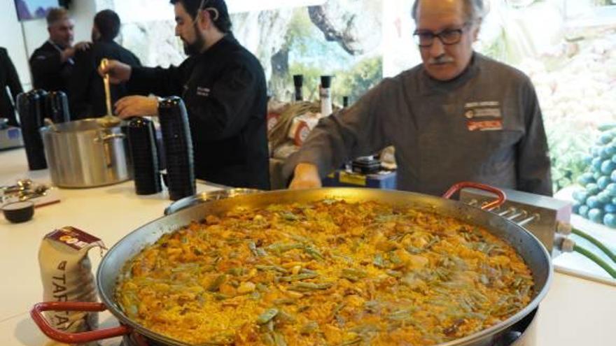 Una de las exhibiciones culinarias organizadas por Sueca.