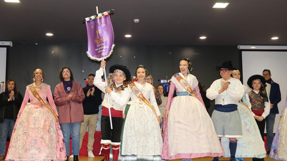 Entrega de premios en Llíria.