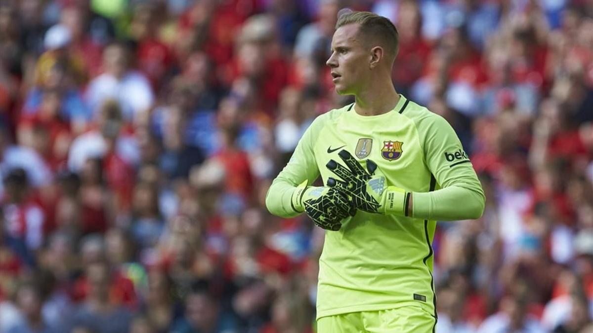 Ter Stegen está siendo todo un baluarte en la portería del Barça esta temporada