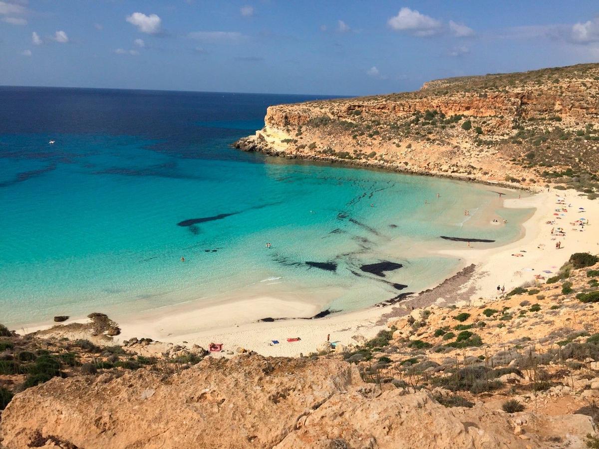 Isola dei Conigli, Lampedusa, Islas de Sicilia
