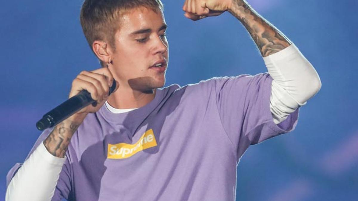 Los musculitos de cera de Justin Bieber
