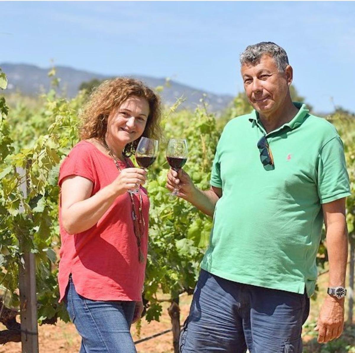 Stella González Tuells y Joan Riera Villegas, en Can Rich