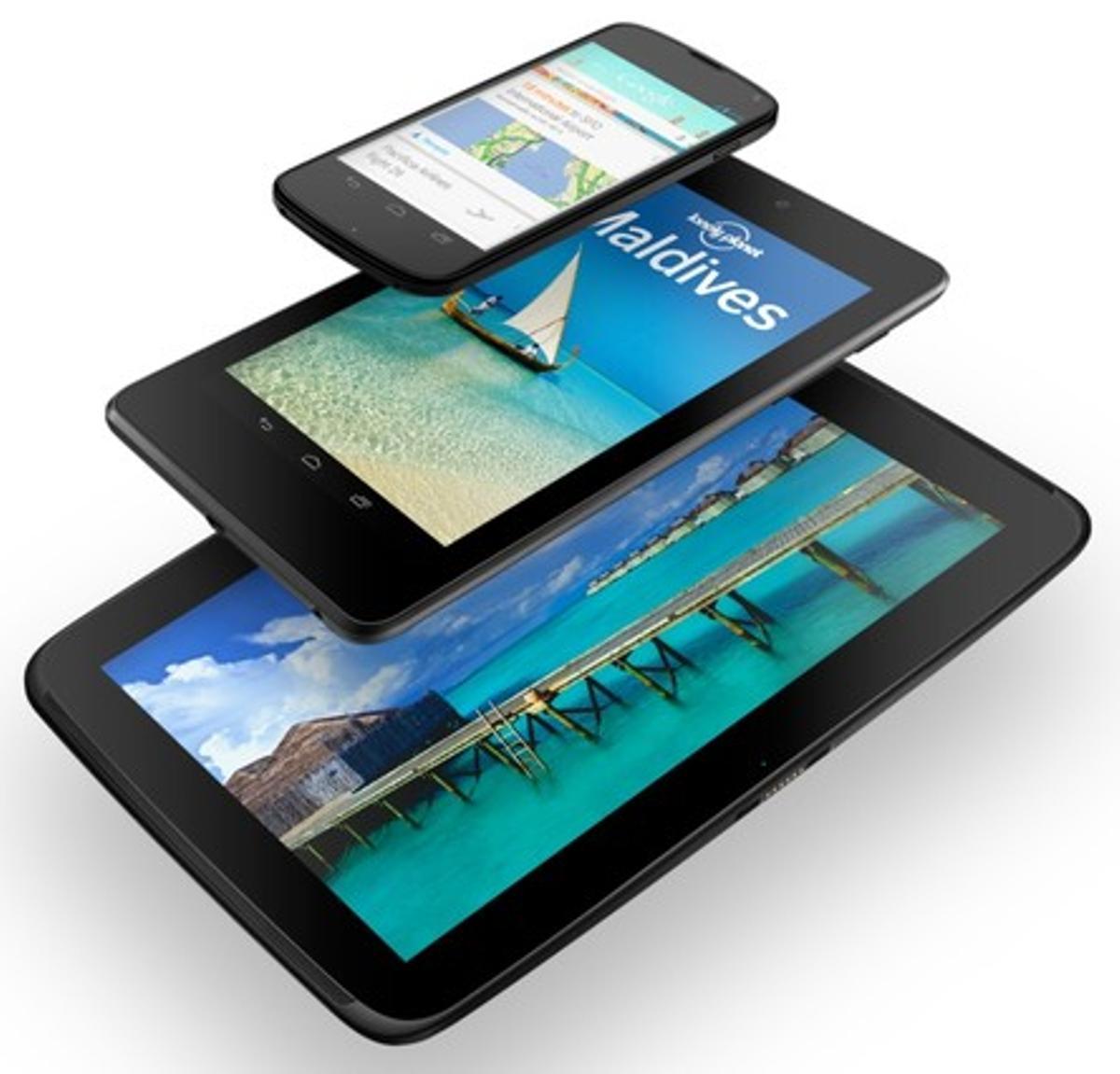 Nexus 4, Nexus 7 i Nexus 10. Nexus 4, Nexus 7 i Nexus 10.