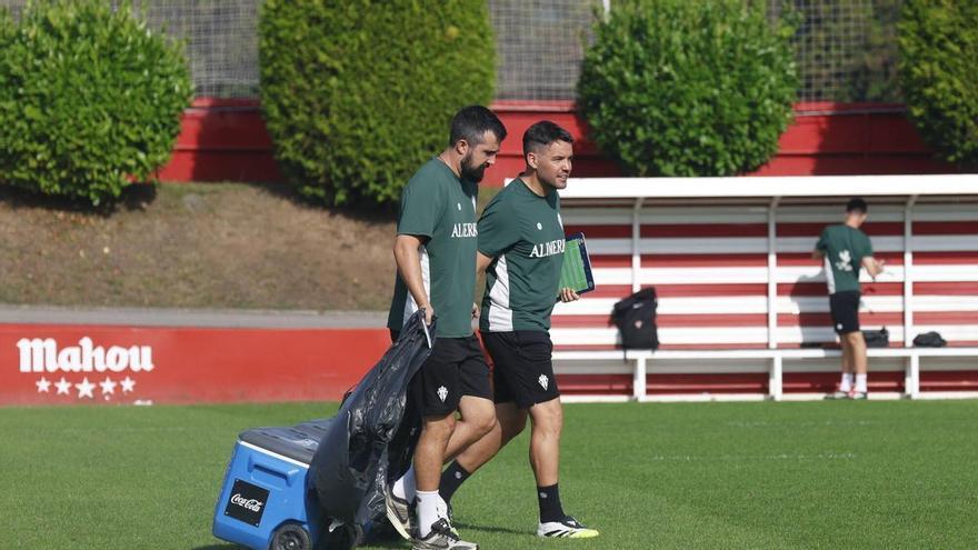 Larcamón no teme al Girona y desvela las conversaciones con Cuenca y Casas: "Tenemos que buscar lo que representa al sportinguismo"