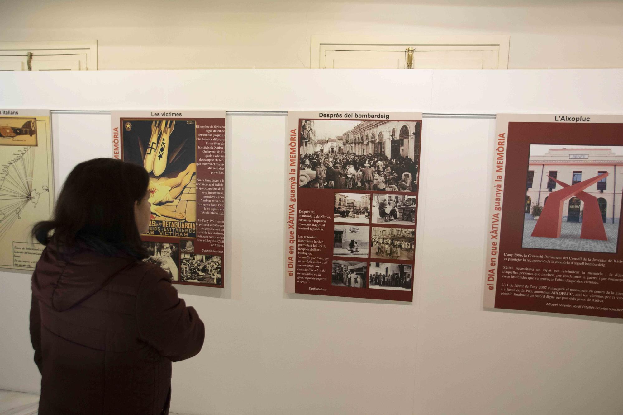 La Casa de Cultura de Xàtiva acoge dos exposiciones de memoria histórica