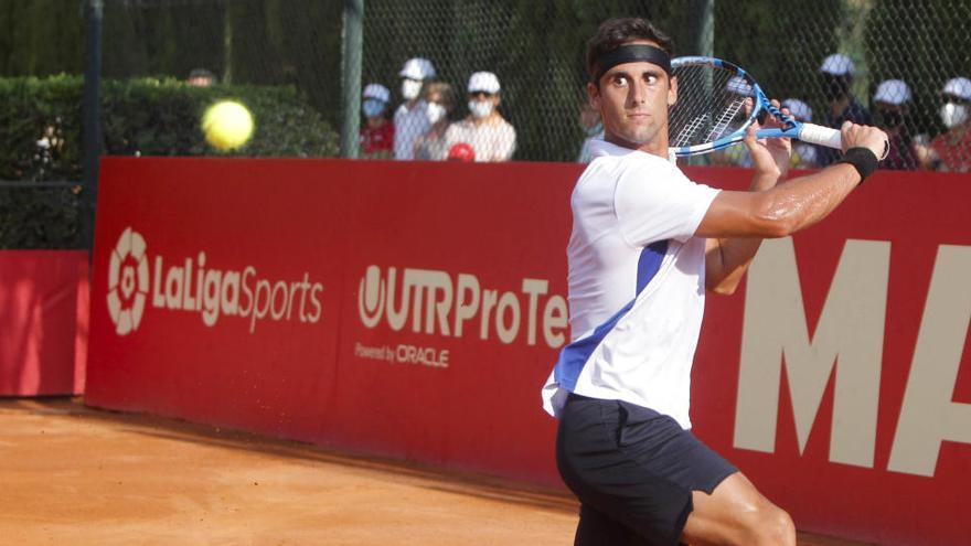 Albert Ramos, durante un torneo en Valencia