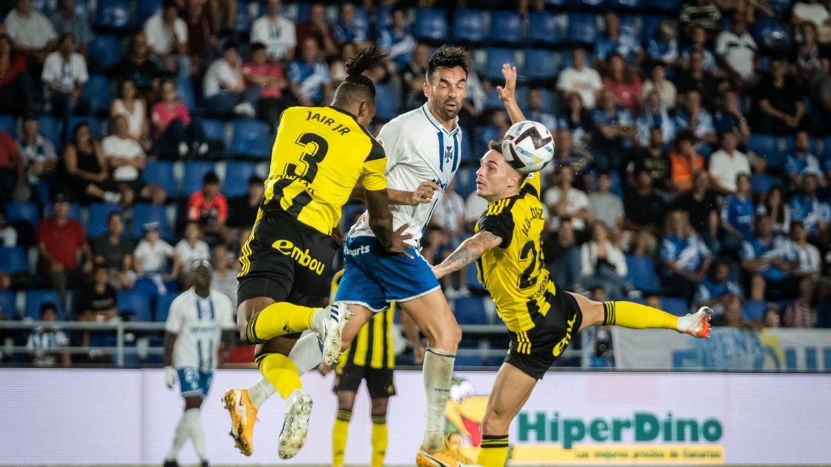 El Tenerife-Zaragoza de la primera vuelta.