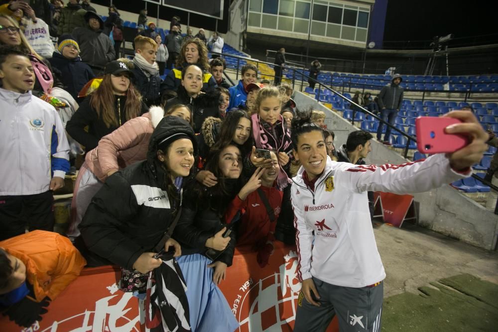 El Rico Pérez registra récord de asistencia a un partido de la selección femenina de fútbol