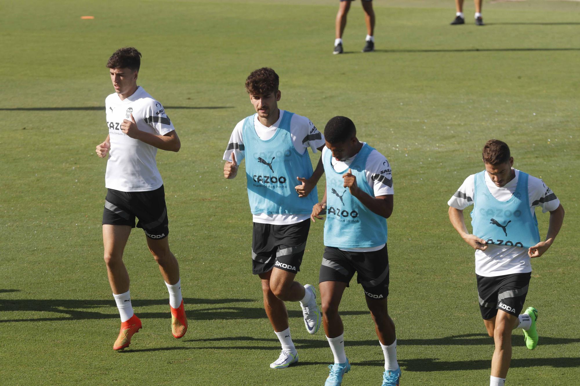 Entrenamiento previo a la segunda jornada de Laliga frente al Athletic de Bilbao