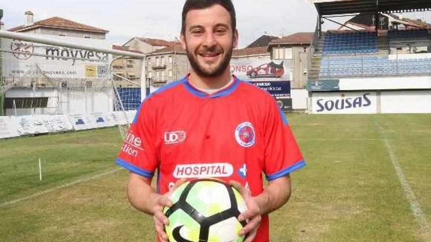 Rubén Arce, uno de los nuevos fichajes de la UD Ourense. // I.Osorio