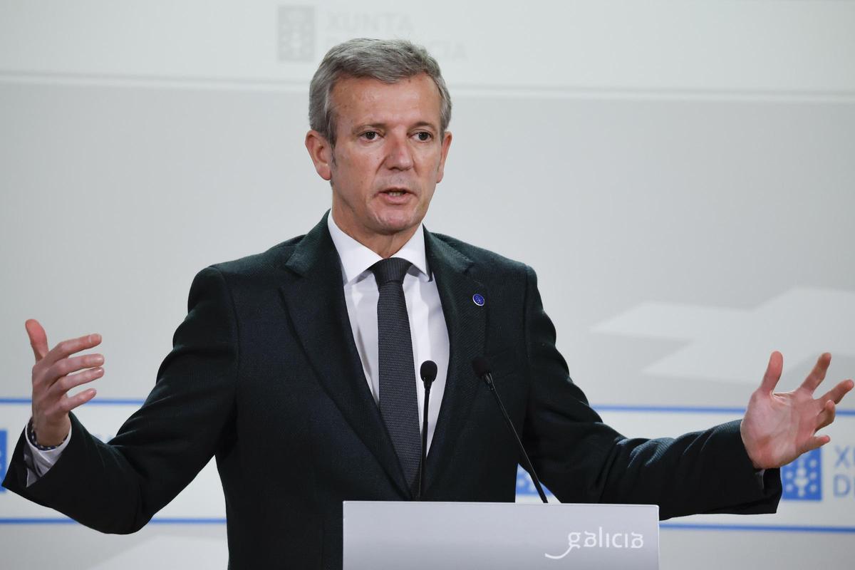 El presidente de la Xunta, Alfonso Rueda, este lunes