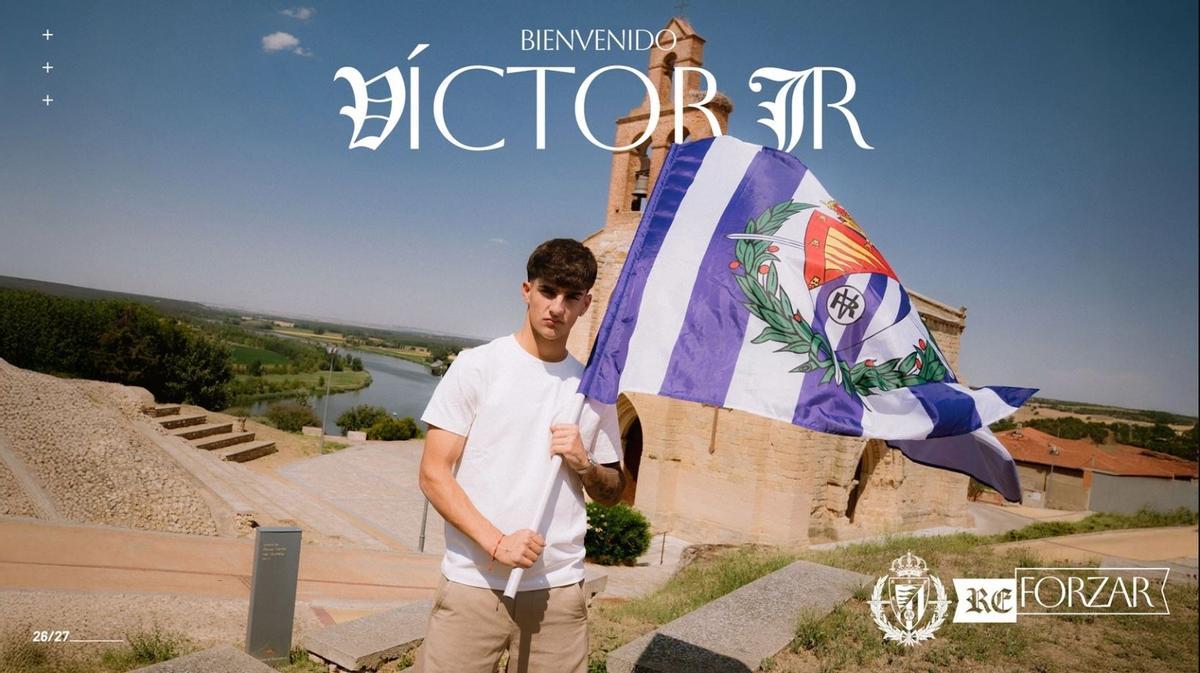 Víctor Jr. firma por el Real Valladolid