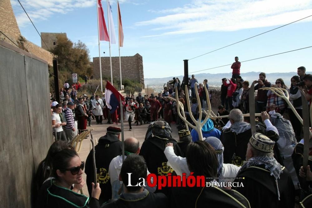 Refriega, acto de capitulación del Torneo Medieval y degustación de arroz desde la Fortaleza del Sol de Lorca