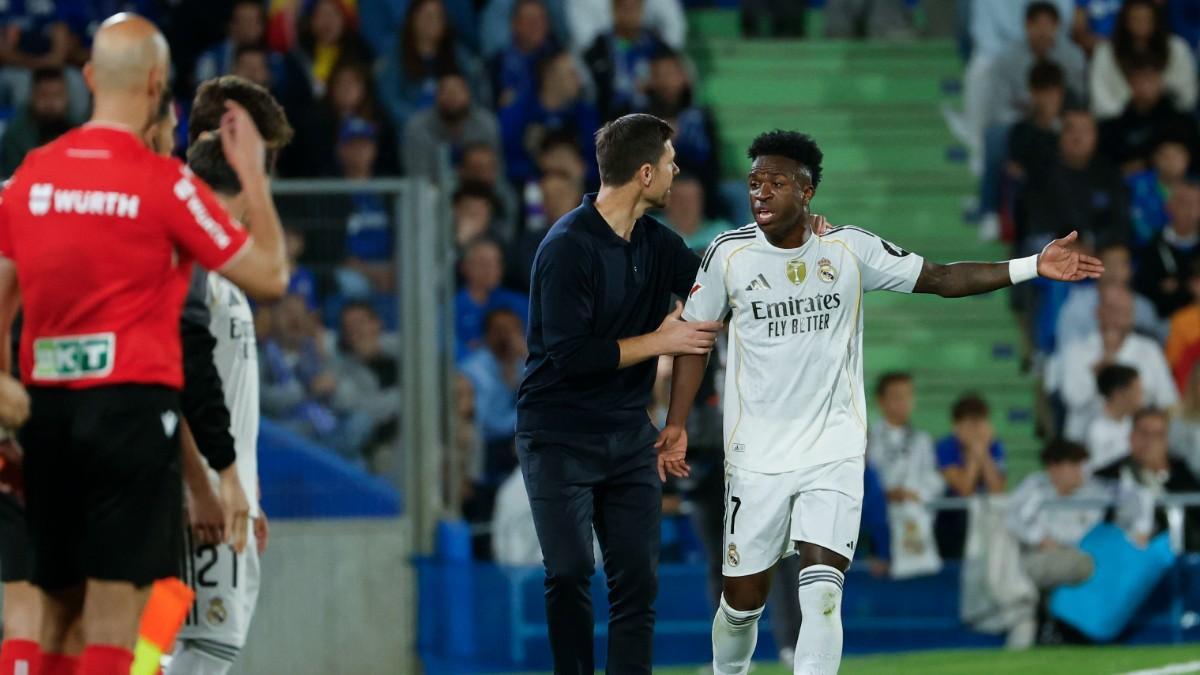 ¿Qué le ha dicho Bordalás a Vinicius?