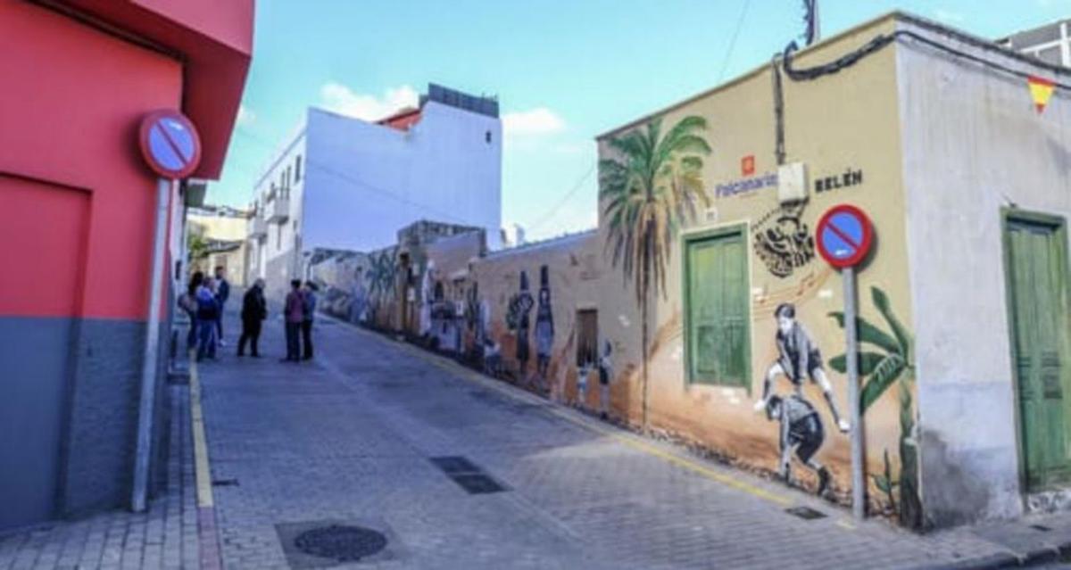 Mural en Calle Belén.