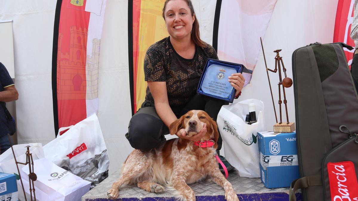 Carla Reig, campeona de España de Caza Menor con Perro