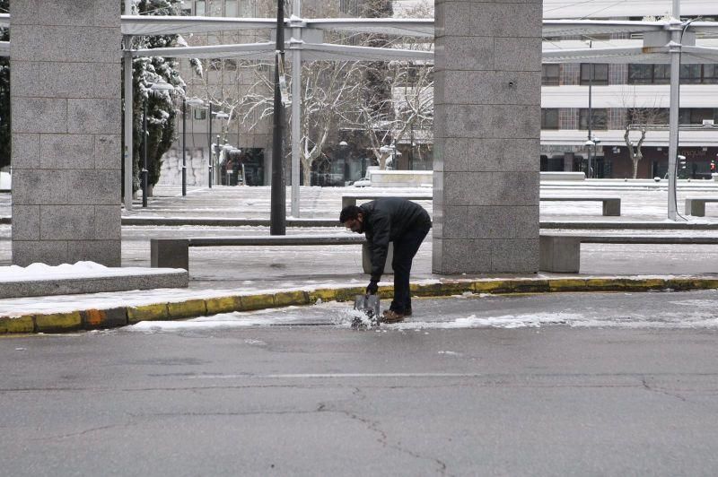 Nevada en Zamora: La ciudad, intransitable