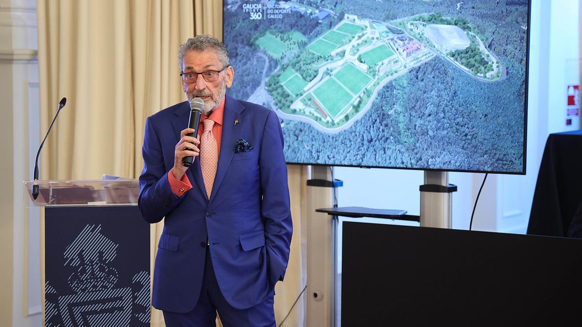 Carlos Mouriño, durante la presentación del proyecto el pasado mes de marzo.