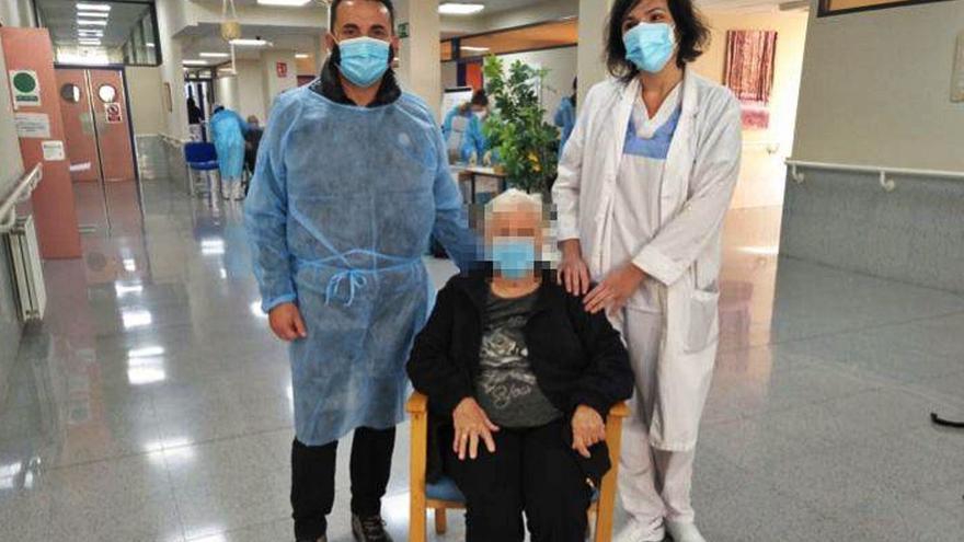 Bernabé Cano went to the residence where he was vaccinated knowing that there were going to be more than enough doses