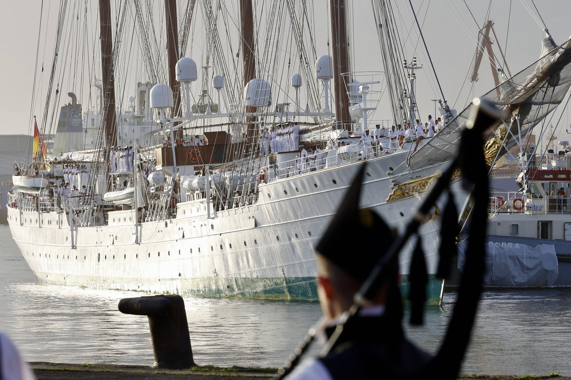 EN IMÁGENES: Así fue la llegada de la Princesa Leonor a Gijón en "Elcano"