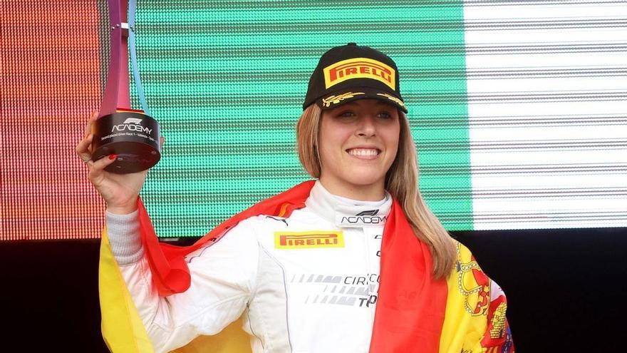 Nerea Martí sube al podio en la F1 Academy en Cheste
