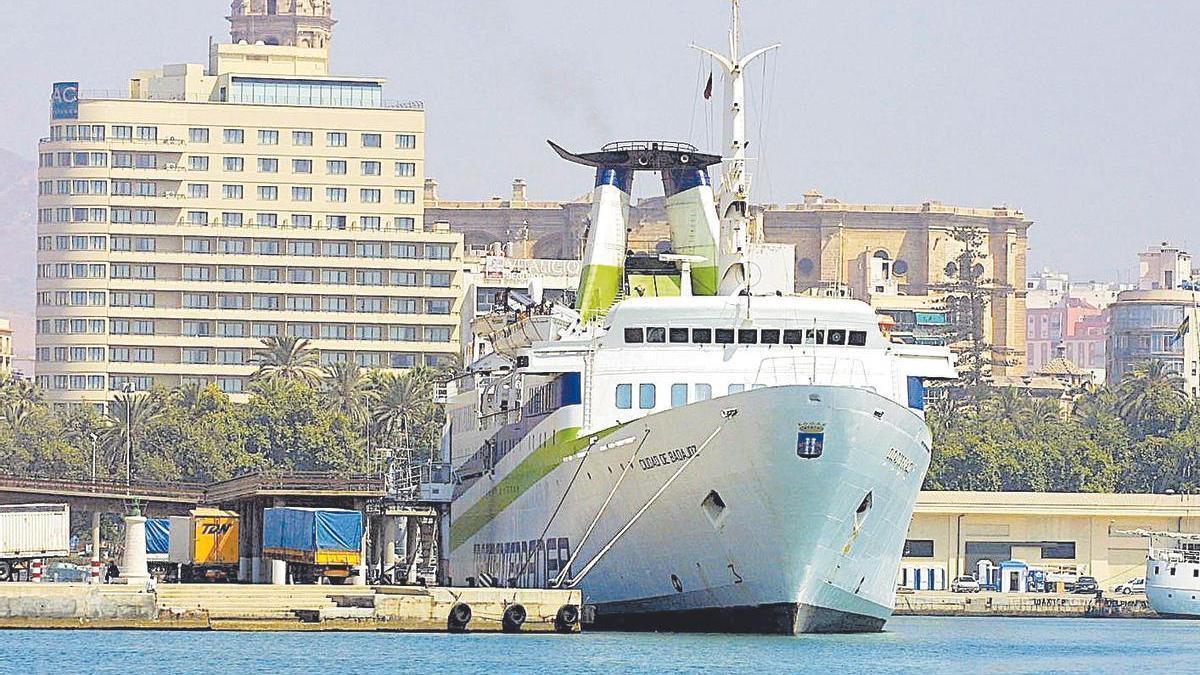 El Melillero en el Puerto de Málaga.