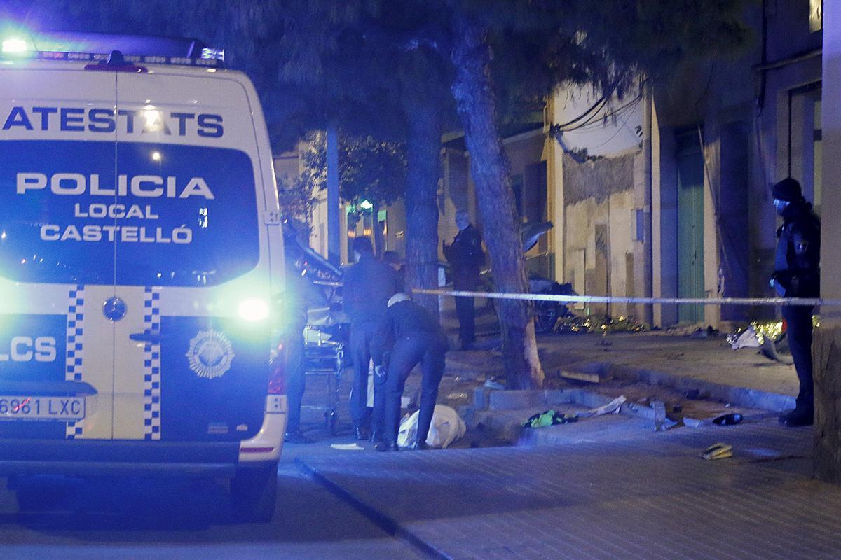 Tres muertos atropellados la avenida de Alcora de la capital de la Plana este viernes.