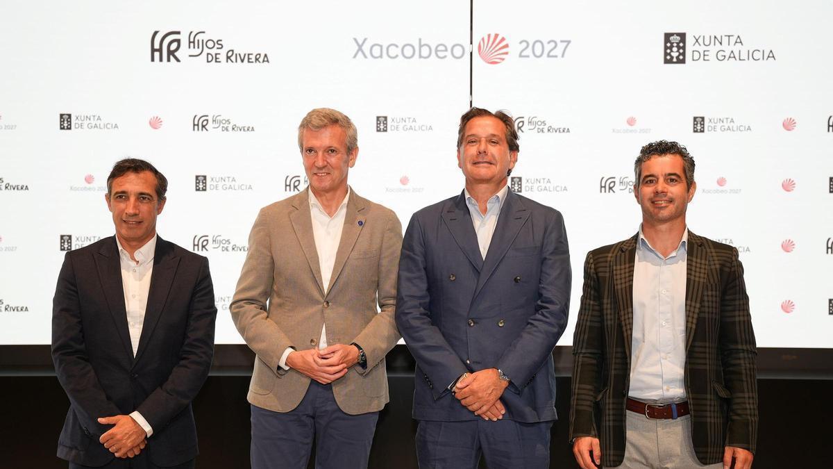 Ignacio Rivera y Alfonso Rueda ratificaron el acuerdo de colaboración por valor de 12 millones de euros