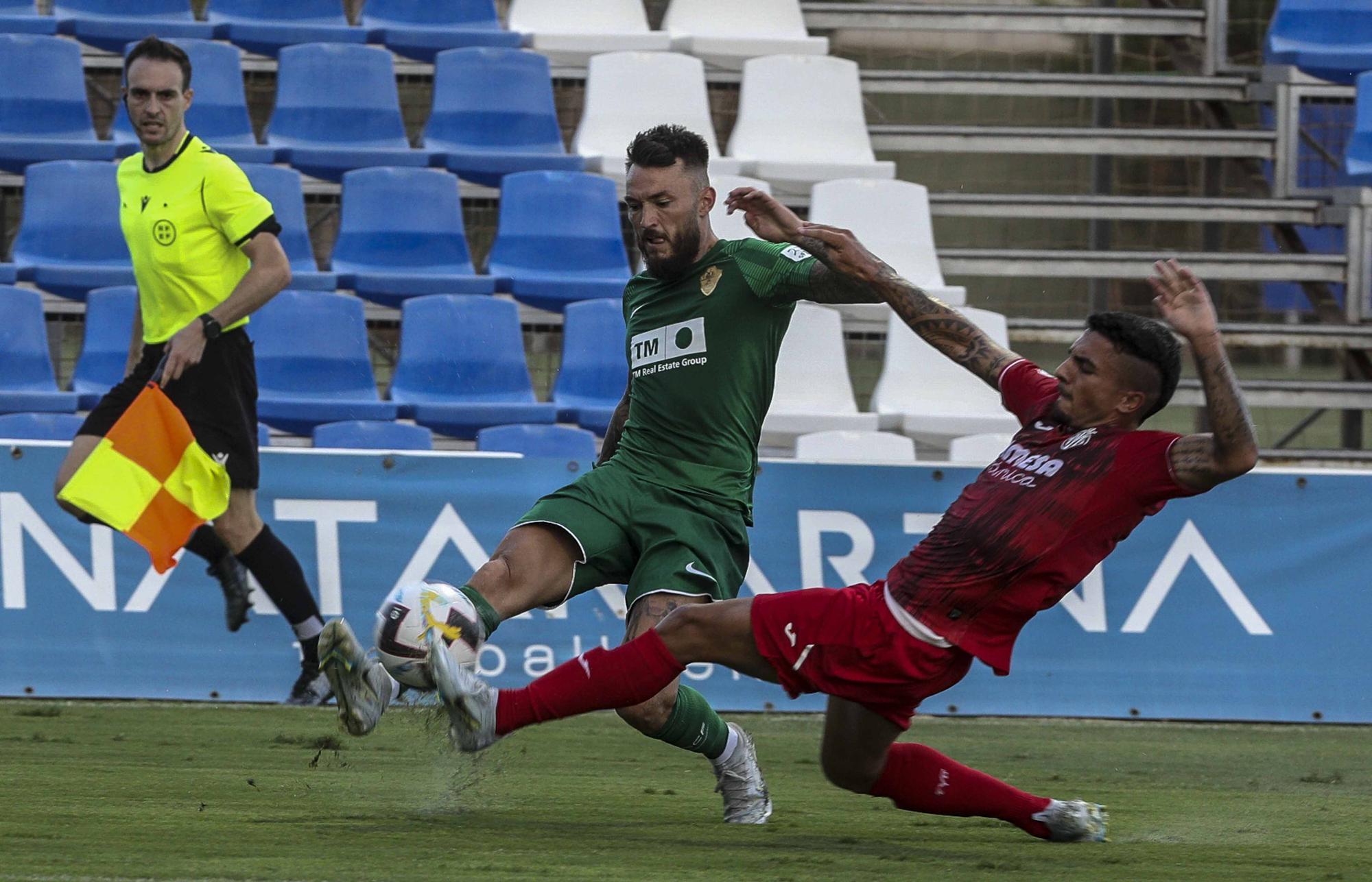 El Elche pierde 1-3 frente al Villarreal B en el segundo partido amistoso en el Pinatar Arena de San Pedro del Pinatar