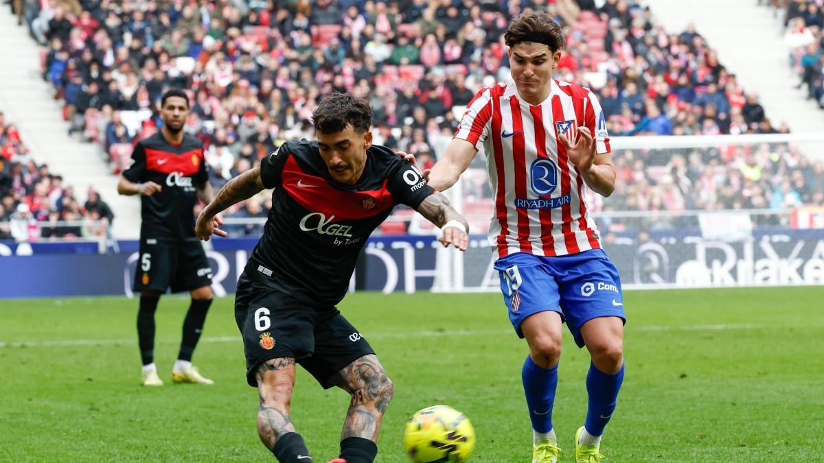 Julián Álvarez ante el Mallorca