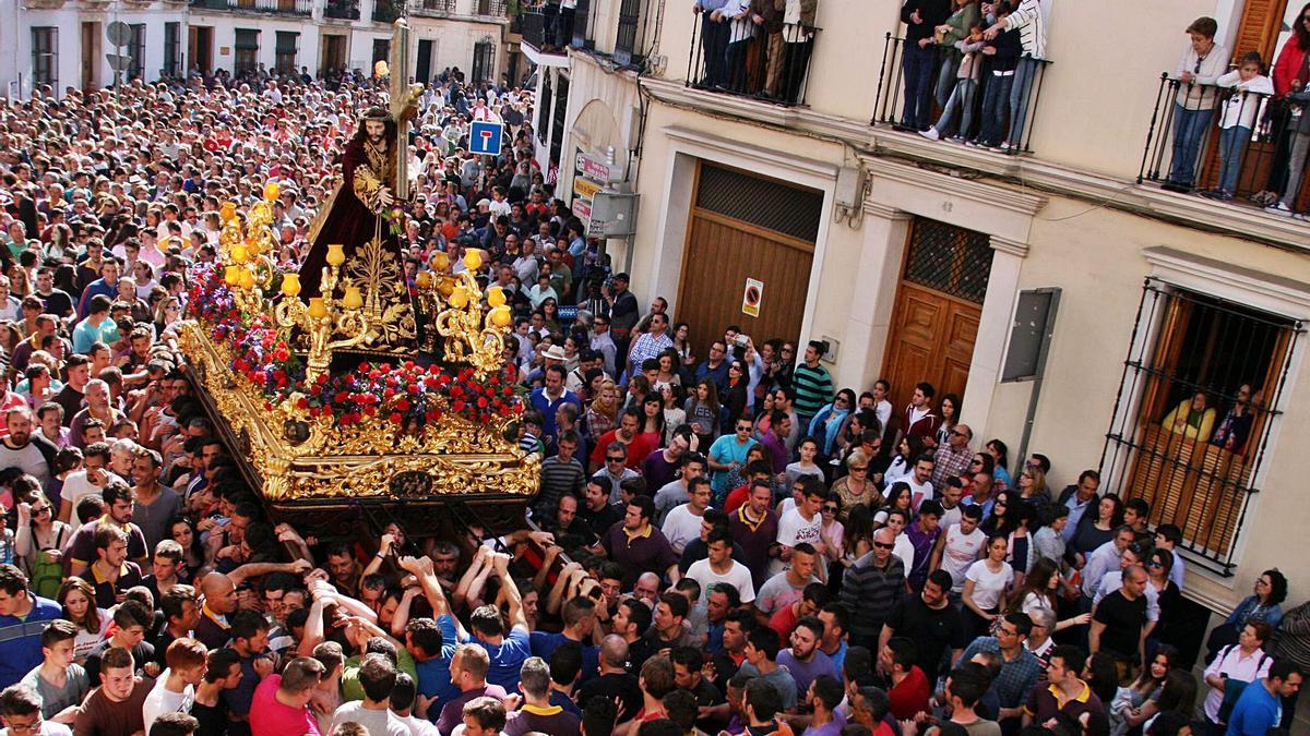 Nuestro Padre Jesús Nazareno en la mañana del Viernes Santo.