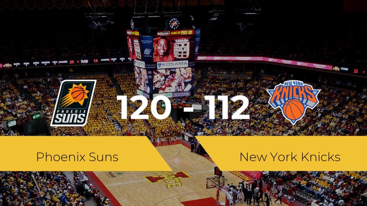 Phoenix Suns consigue derrotar a New York Knicks en el Talking Stick Resort Arena (120-112)