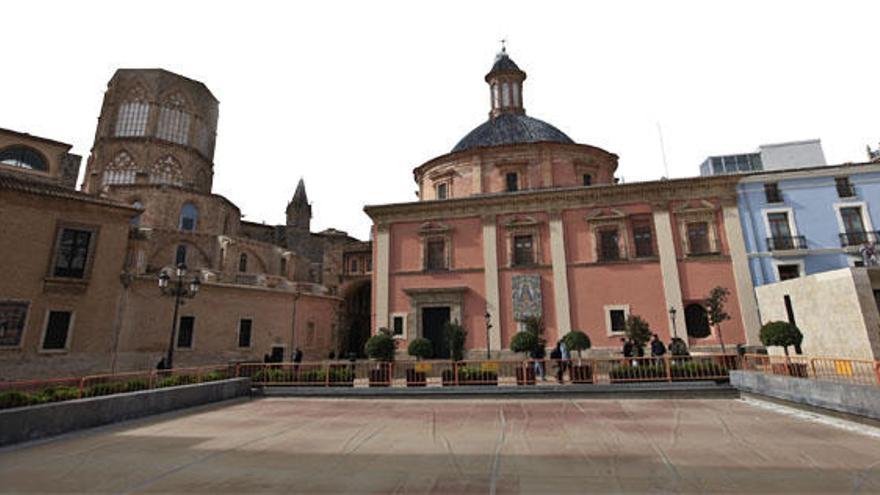 Las manchas blancas de la Basílica se deben a un desgaste del material de origen