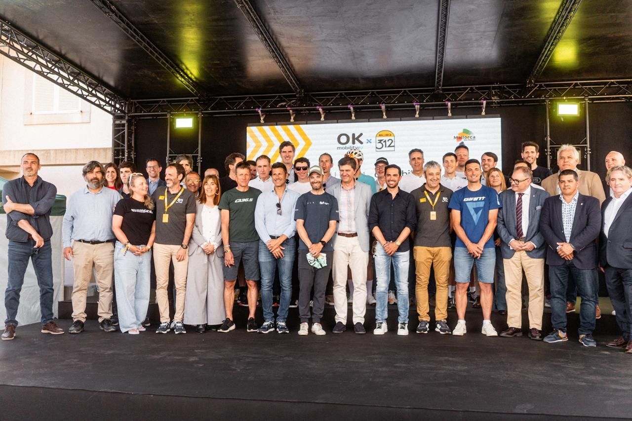 Alejandro Valverde y Lionel Scaloni, grandes atracciones en la presentación de la Mallorca 312 OK Mobility