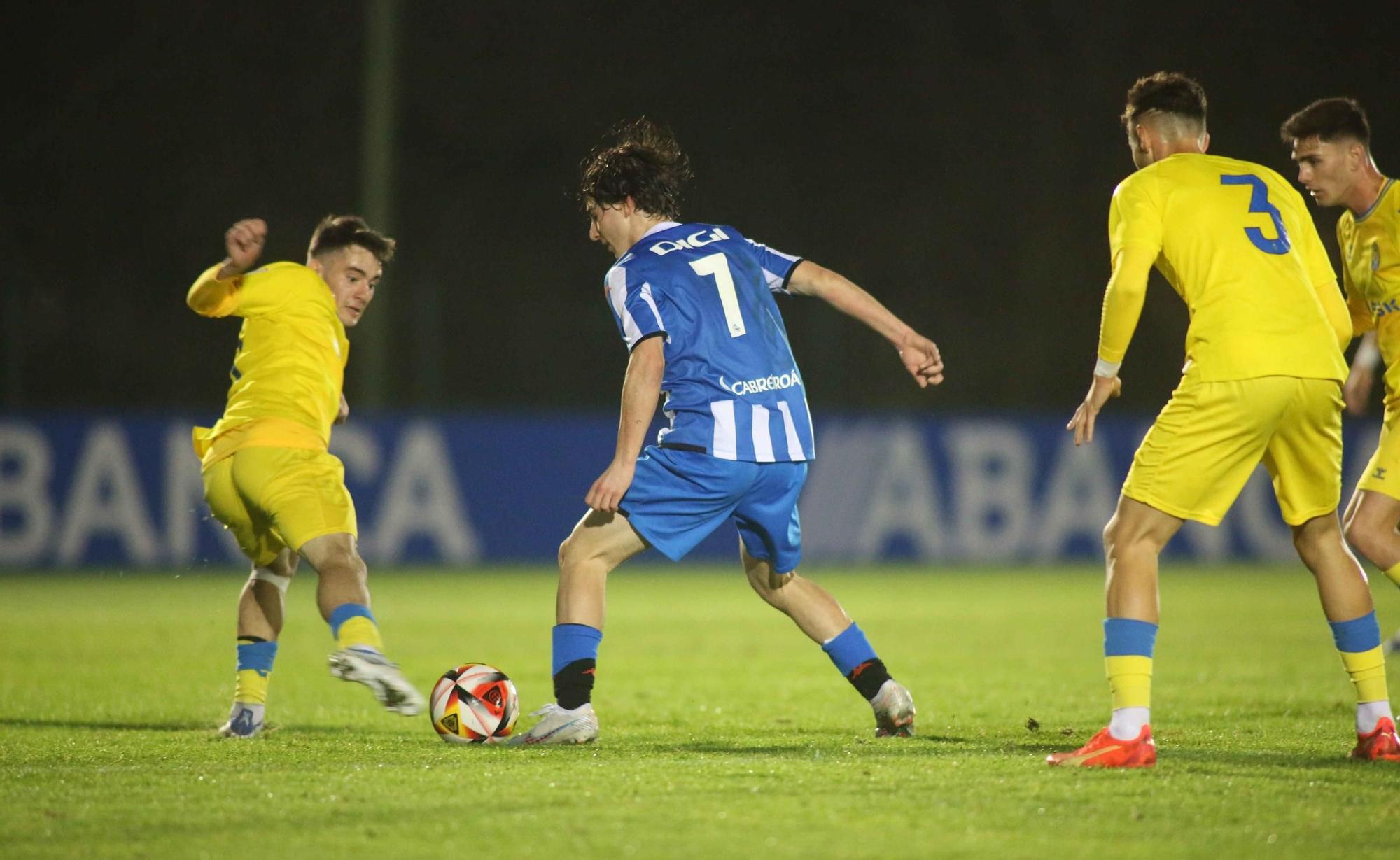 El Dépor Juvenil vence a Las Palmas y sueña con la Copa