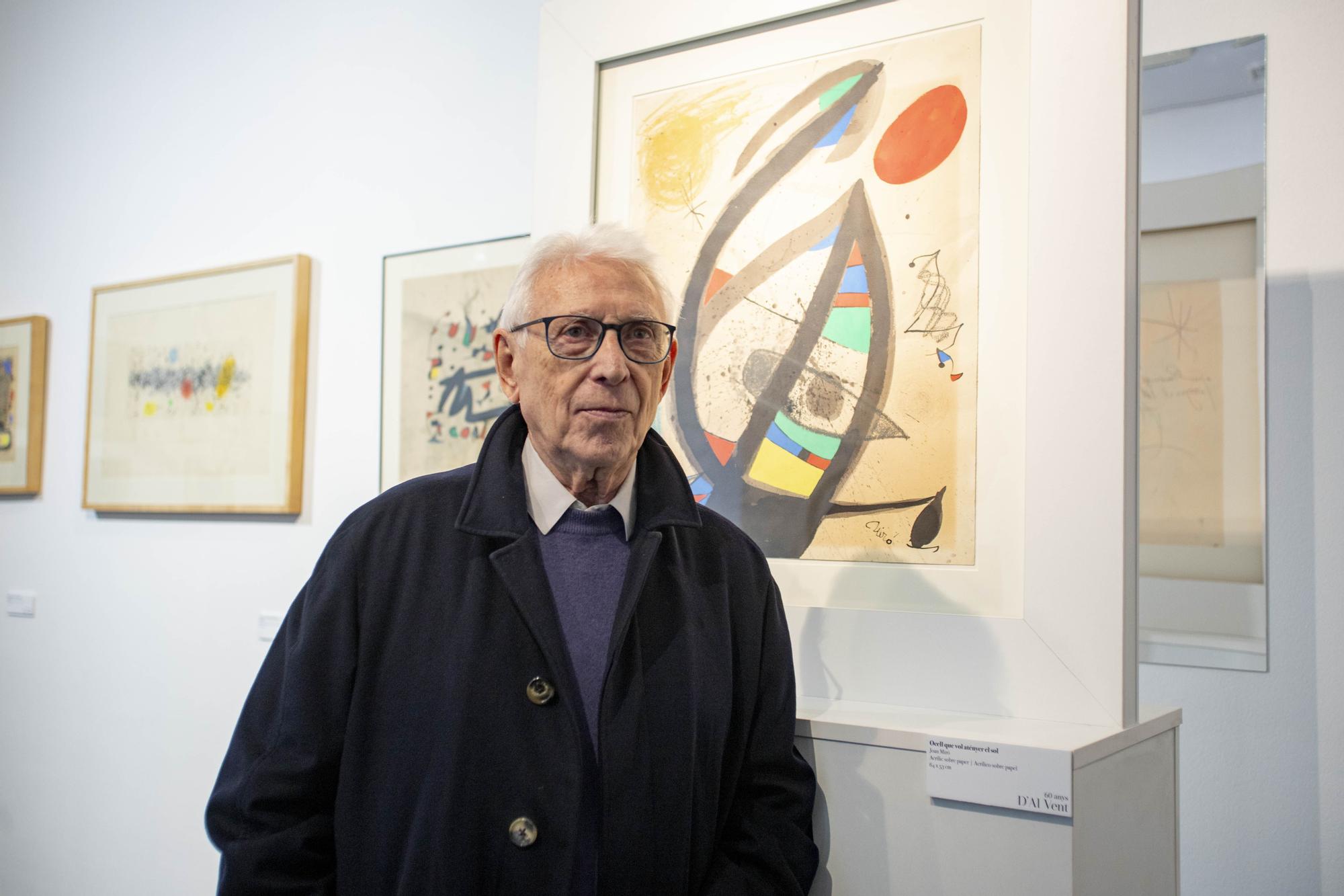 Xàtiva acoge la exposición con las obras de Miró, Tàpies o Armengol donadas por Raimon