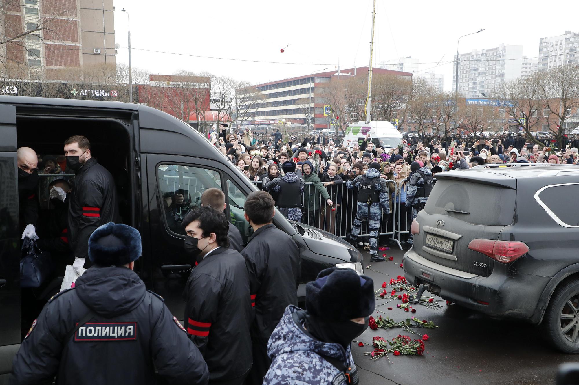 Funeral for Russian opposition leader Alexei Navalny in Moscow