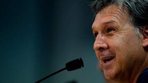 Roda de premsa de Tata Martino de cara al Barça-Llevant. Foto: JORDI COTRINA / Vídeo: ATLAS