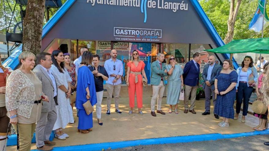 El pabellón de Langreo en la Feria de Muestras bate récord de visitantes, con 56.000