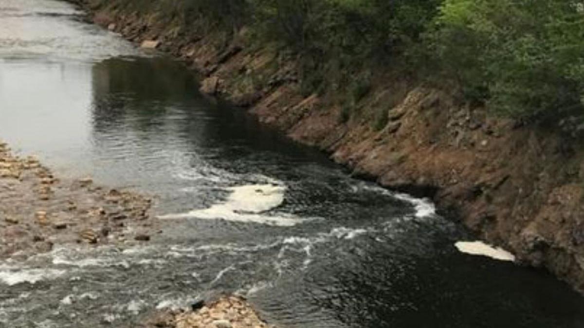 Los vertidos que denuncian los ecologistas en Lada. | C.E.A