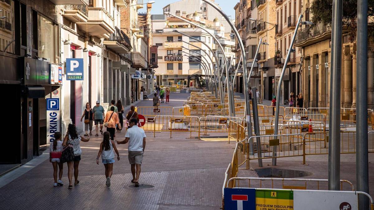 El tram del Guimerà on s'han fet obres aquest estiu