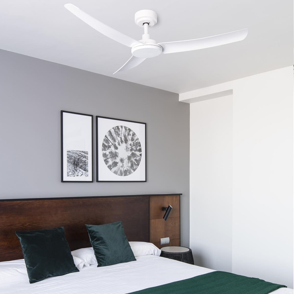 Los ventiladores de techo son ideales para dormir ya que proporcionan una relajante brisa