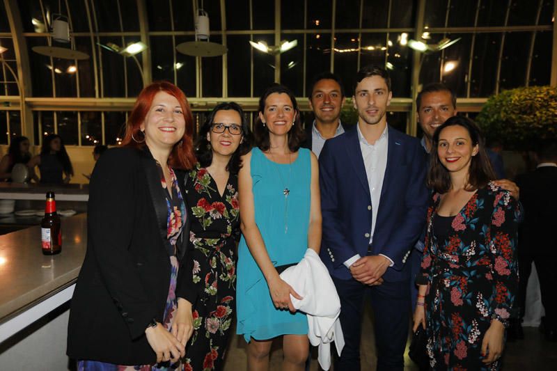 El equipo de Ecoembes durante el cóctel de los Premios Levante-EMV Prensa Ibérica