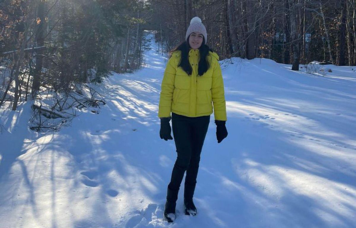 En la nieve, donde más ha podido disfrutar. | Cedida