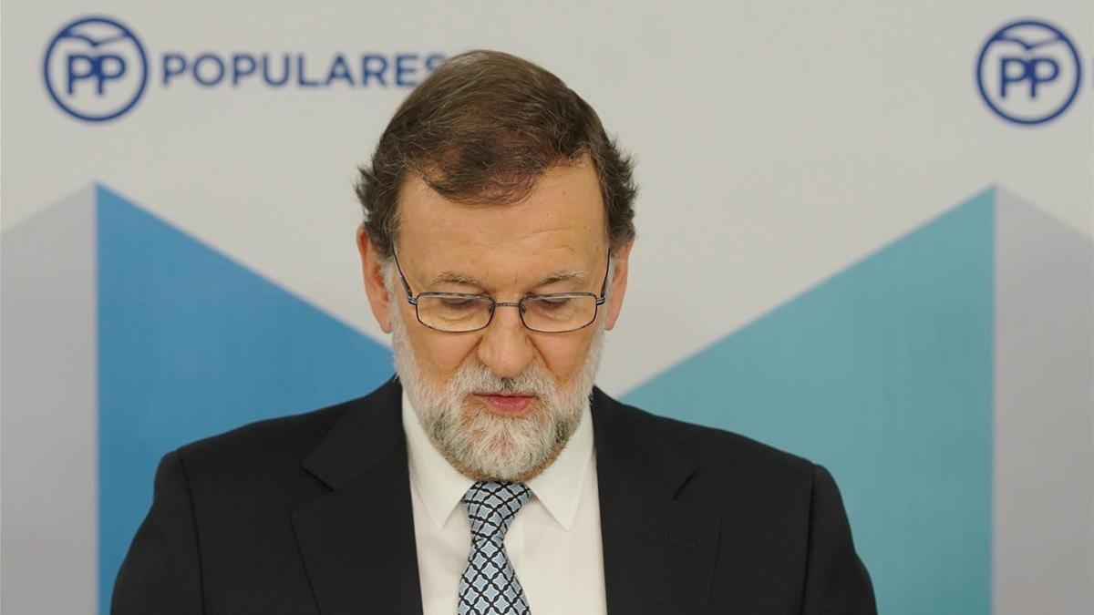 Rajoy anuncia que dejará la presidencia del PP